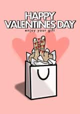 Valentines Day - Rude and Funny - Love Heart Bunting created by fyou cards