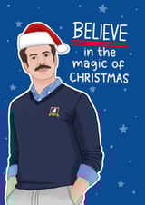Ted Lasso Christmas Card - Believe created by Blue Kiwi Design