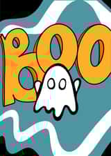 Cute Halloween Ghost card created by Anika Mistry