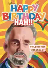 Jordan Peterson birthday wishes created by Deborah Woodthorpe Illustration