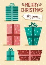 Pretty Christmas Cards - Wrapped Presents created by Chloe  Tyler