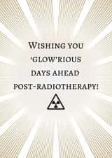 Finishing Radiotherapy Treatment Card - Thinking of You and Congratulations created by ArcEntity