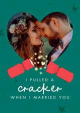 Personalised Christmas Photo Card created by The Cake Thief - husband wife Christmas Personalised Photo Card 4182