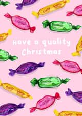 Cute Christmas Card - Quality Street created by Colore