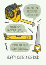 Funny Christmas Card - Dad - DIY created by Creaternet