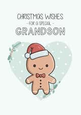 Cute Christmas Card - Grandson created by Creaternet
