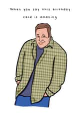 Funny Birthday Card - Kevin James Meme created by Bishop, Please!