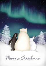 A Sweet Snowy Christmas Card For Friends and Family created by Laver Illustration