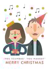 Funny Christmas Card - Iconic Song Lyrics - Perfect for Friends & Family created by Hole in my Pocket