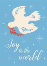 Pretty Christmas Card - Joy to the World created by The Imagination Spot