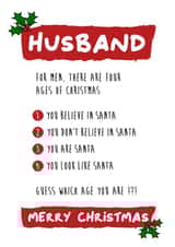 A Funny Christmas for Your Husband, or Is He Really Santa ? created by Waffle & Faff