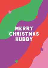 Cute, colourful christmas card for your hubby. created by Seabird Studio