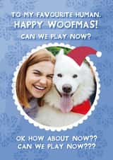 Personalised Photo Card created by From The Dog - Cute Christmas Photo Card - From the dog - Happy Woofmas