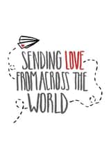 Sending Love Across The World created by Lorna Davey