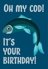Birthday Card - Pun on fish created by Haydn Pole