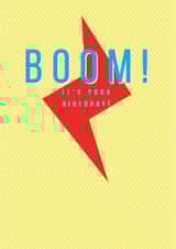 Boom! It's Your Birthday! - Fun Birthday Card created by Paperlink and Meraki Greeting Cards