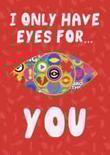 Funny Anniversary Card - Big Brother - Eyes for You created by AbiGoLucky
