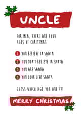 A Funny Christmas for Your Uncle, or Is He Really Santa ? created by Waffle & Faff