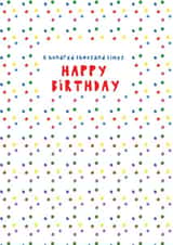 Hundreds and Thousands Happy Birthday Card created by Rosie & Radish