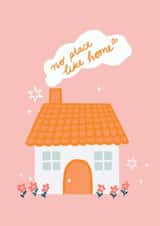 Cute housewarming card - No Place Like Home created by Hello Elks