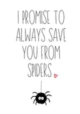 Cute Spider Card - For Partner - New Home created by Amy (Hedgecards)