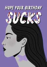 Pop Icon Birthday Card - Olivia Rodrigo - Vampire - Guts - Music - Blood created by Dani Law Art