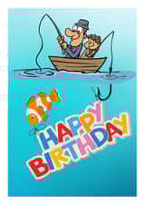 Fun, bright, happy, fishy card created by LilBirdy101