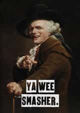 Ya Wee Smasher Scottish Slang Card - New Job - Congratulations - Funny Banter created by Kalloway Design