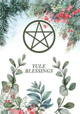 Yule Blessing | Merry Christmas | Happy Winter Solstice created by The Purple Spell