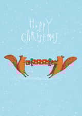 Cute Christmas card for families and children - Nutcracker created by Paper Bird