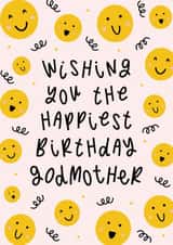 Happiest Birthday Godmother - Godmother Birthday Card created by Muses & May 