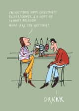 Funny Drinking Card - Birthday - Pub created by Paperlink and Meraki Greeting Cards