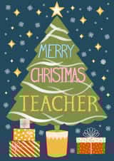 Pretty Christmas Tree Card - for a Special teacher created by Louise Brainwood