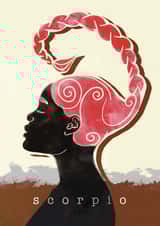 Pretty Birthday Card - Stunning Scorpio created by Claire.Made.This