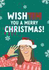 Funny Big Brother Christmas Card - for Friend - Yinrun Pun created by The Cake Thief