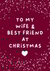 Heartfelt Christmas Card - Wife and Bestfriend created by Cake For Breakfast