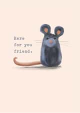 Cute Little Mouse - Sympathy Card - for a Friend created by Ooh I Like That Design