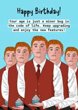 Upload TV Series - Birthday card - Amazon Prime created by Evie Garnett Designs