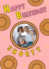 Personalised Birthday Photo Card created by Lisa Wardle - Fun Birthday Photo Card - For Girlfriend or Wife - Shortbread Pun