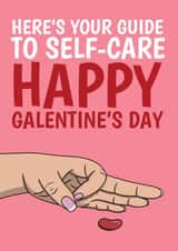 Naughty Galentine's Day Card - Guide To Self-Care created by @Cupsie's Creations