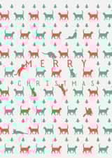 Funny Christmas Cats Card created by Roberto Nieto