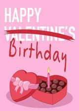 Cute Birthday and Valentine’s Day Card - February Birthday created by @cackhandedcreations