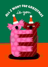 All I Want for Christmas Is You created by Aley Wild Illustration