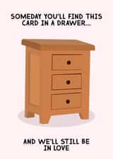 Relatable Anniversary Card - Long-term relationship - Card in a Drawer created by Pink + Pip