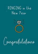 Cute engagement - congratulations - new year created by KitRex Designs