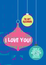 Funny Christmas card for useless husbands everywhere! created by THIS MAMA DOES