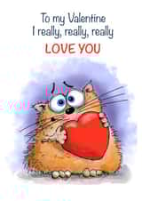 Cute card for the one you love l created by Scribbly Diddly