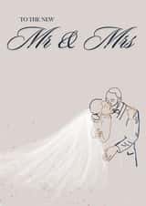 Dreamy Wedding Card for Wedding Celebrations created by Yvonne Blake