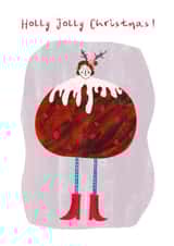 Holly Jolly Christmas card created by Bidds and Bobs Illustration
