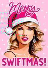 Taylor Swift Christmas card- Mery Christmas- Merry Swiftmas- Taylor Swift Fan created by Vanilla Frosting Studio